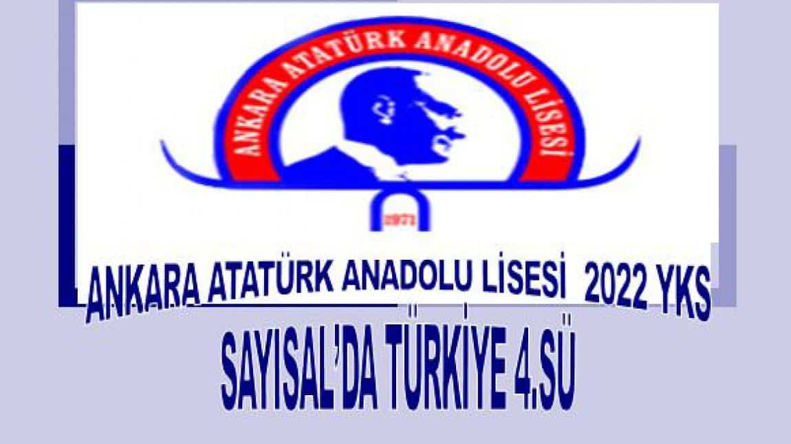 2022 YKS'de Ankara Atatürk Anadolu  Lisesi Sayisal'da Türkiye 4.sü